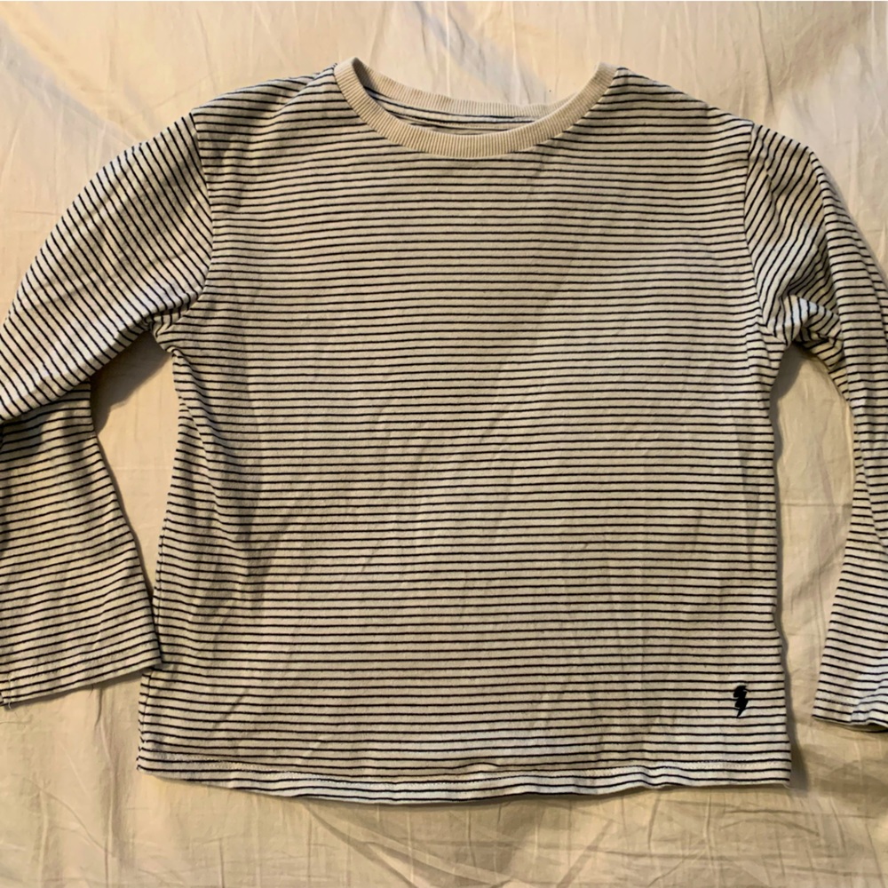 Zara Kids striped long sleeve shirt.